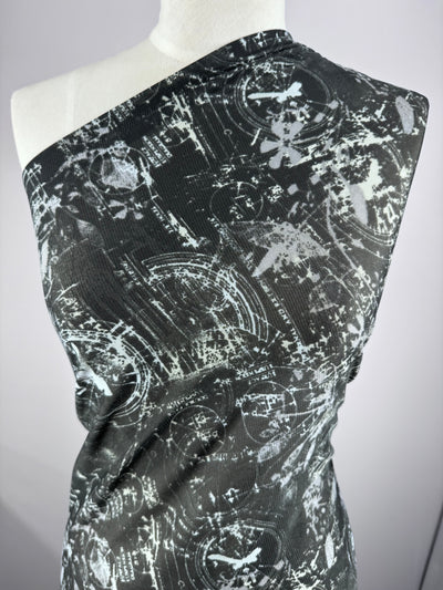 Designer Mesh - Industrial Grunge - 150cm