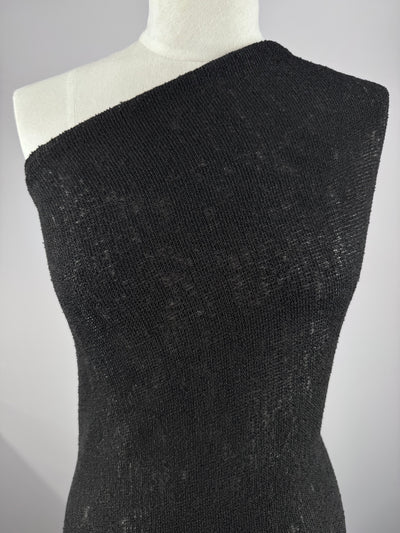 Pearl Knit- Black - 140cm
