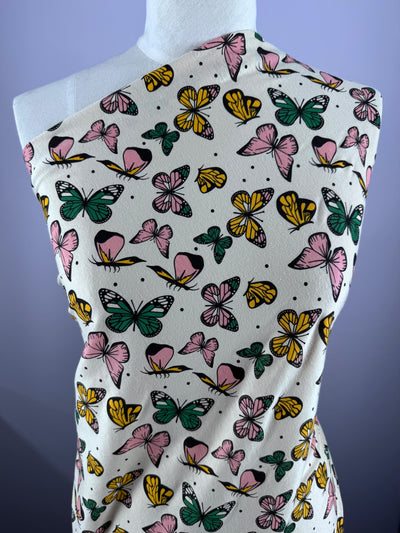 Printed Jersey - Butterfly Neadow - 160cm