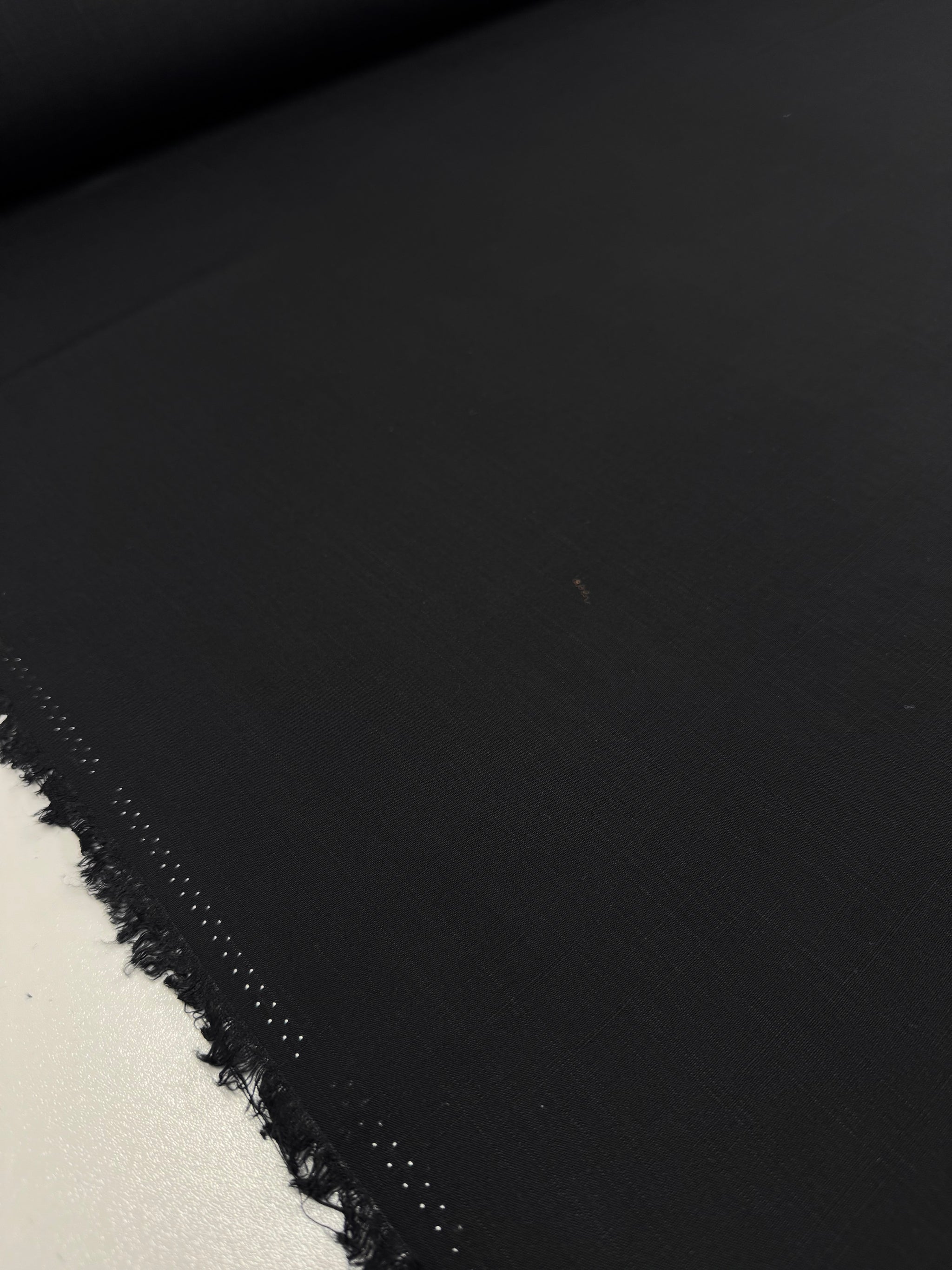 Linen Blend - Dark Night - 150cm