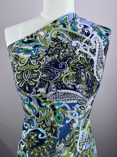 Printed Lycra - Tropical Paisley - 148cm