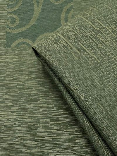 Venetian Scroll olive upholstery fabric