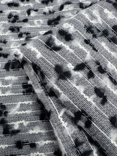 Texted Silk - Shadow Ripple - 150cm