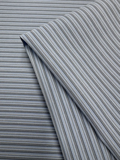 Textured Suiting - Cloud Pinstripe - 150cm