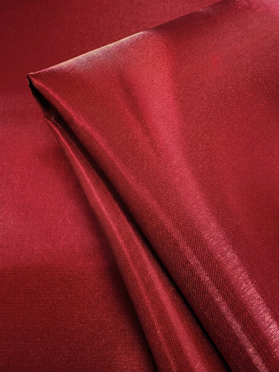 Burgundy Aurora satin fabric