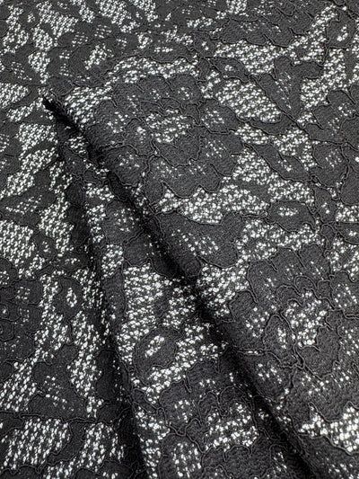 Textured Knit - Bonded lace - 140cm