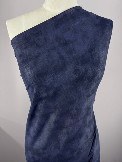 Printed Lycra - Navy Biome- 150cm