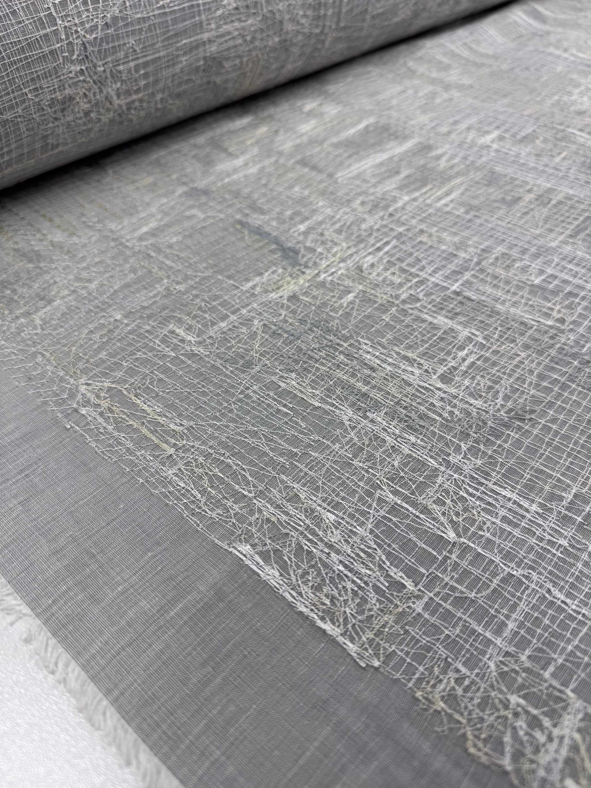 Linen Blend - Thread Work  - 145cm