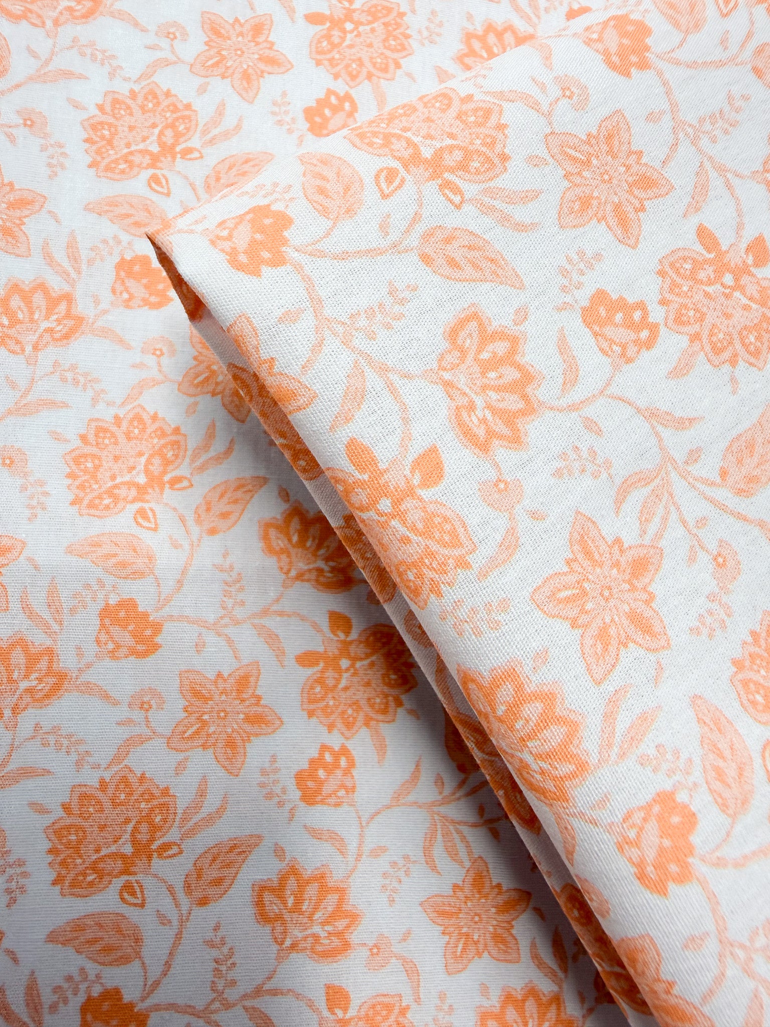 Printed Cotton - Peach Bloom - 150cm