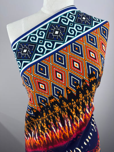 Calender Knit - Tribal Geo - 140cm